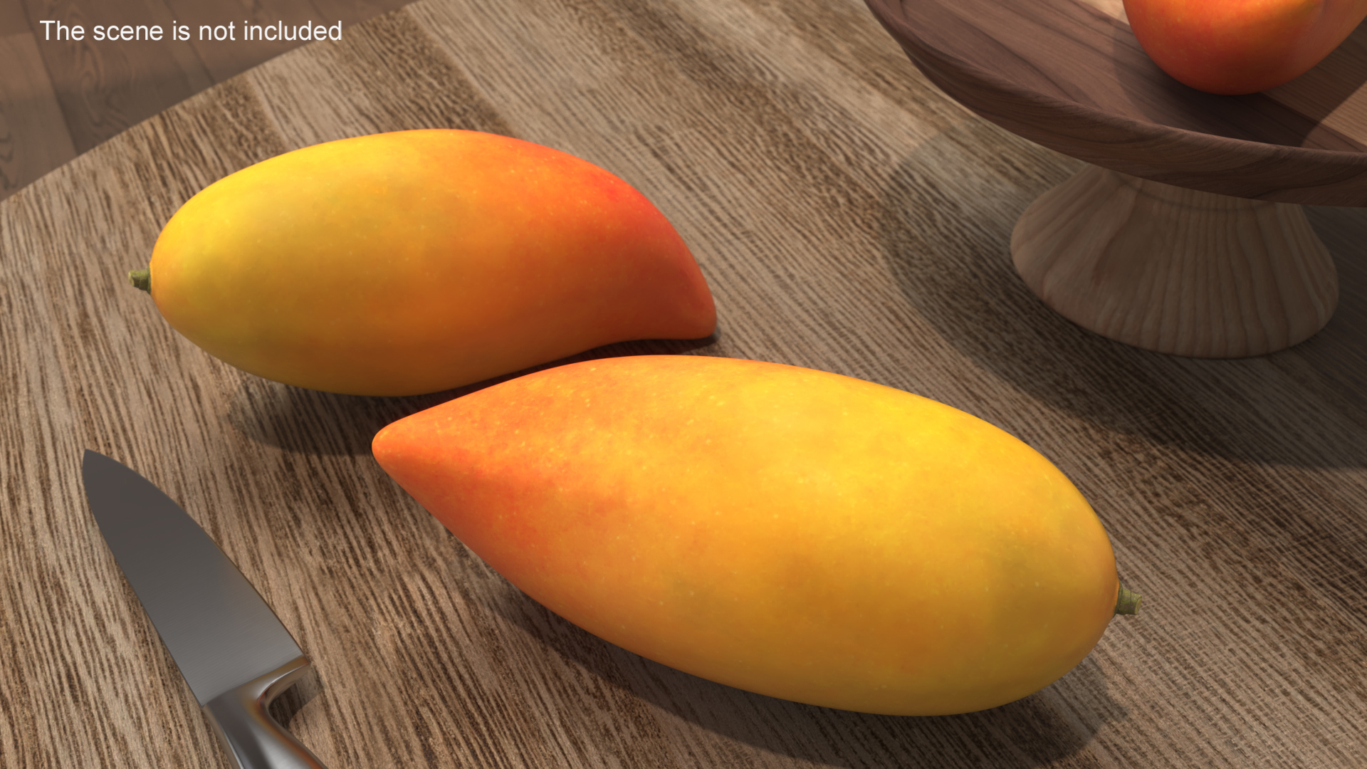 3D model Long Mango Red Ivory