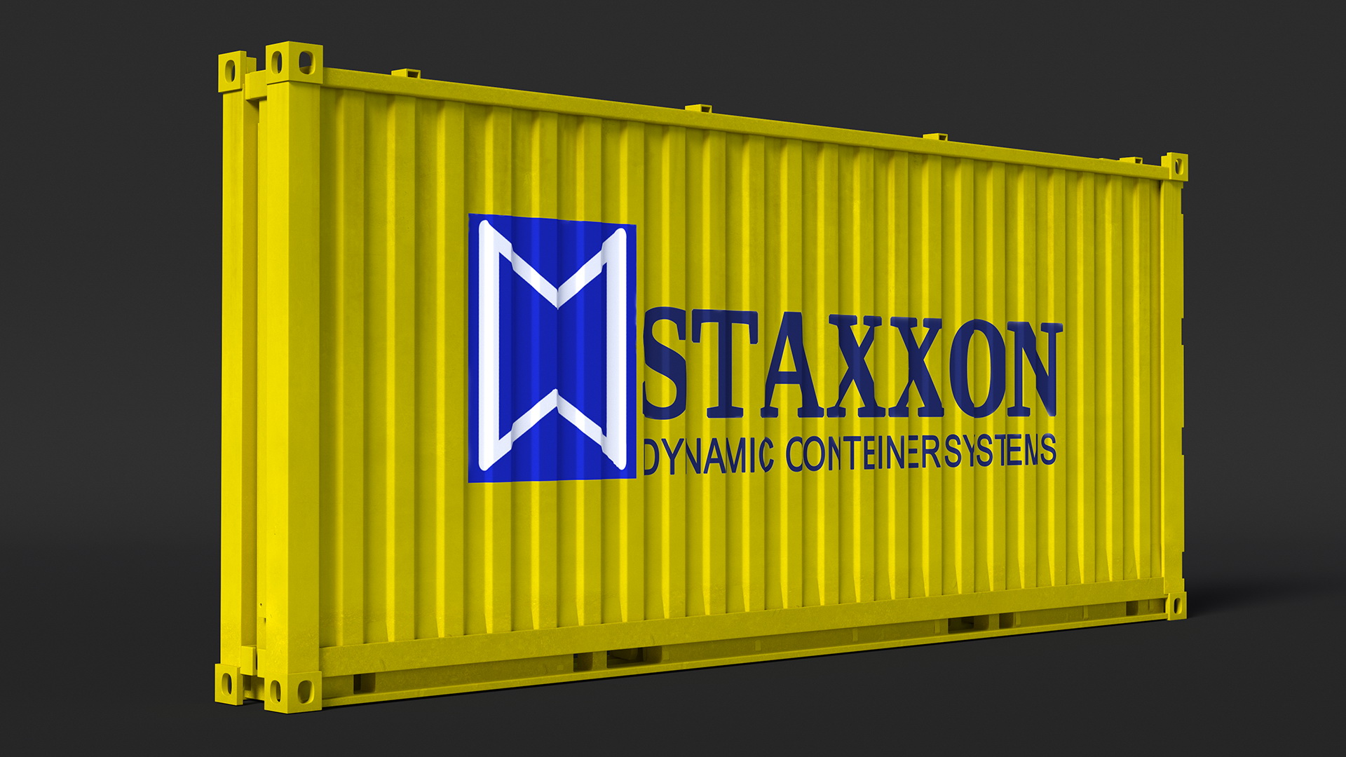 Staxxon Folding Shipping Container 3D model
