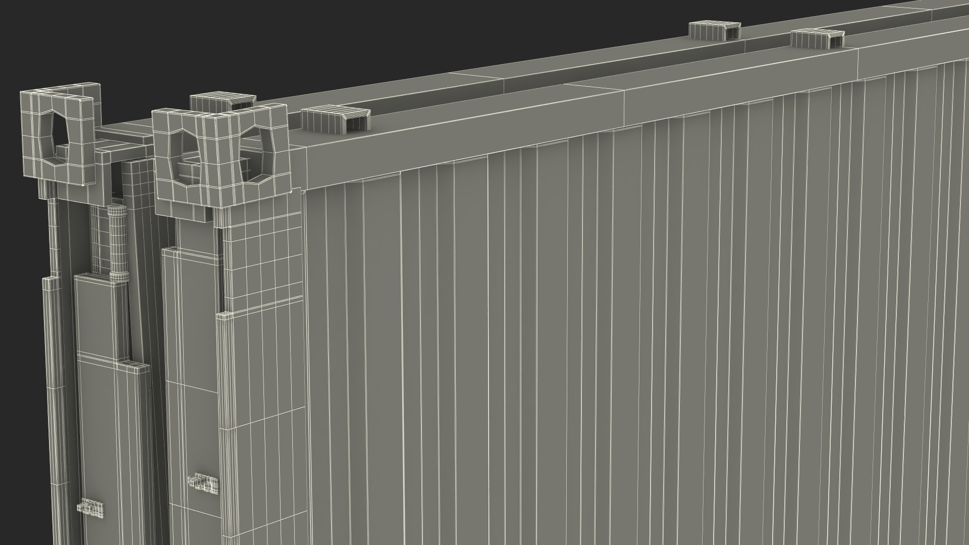 Staxxon Folding Shipping Container 3D model