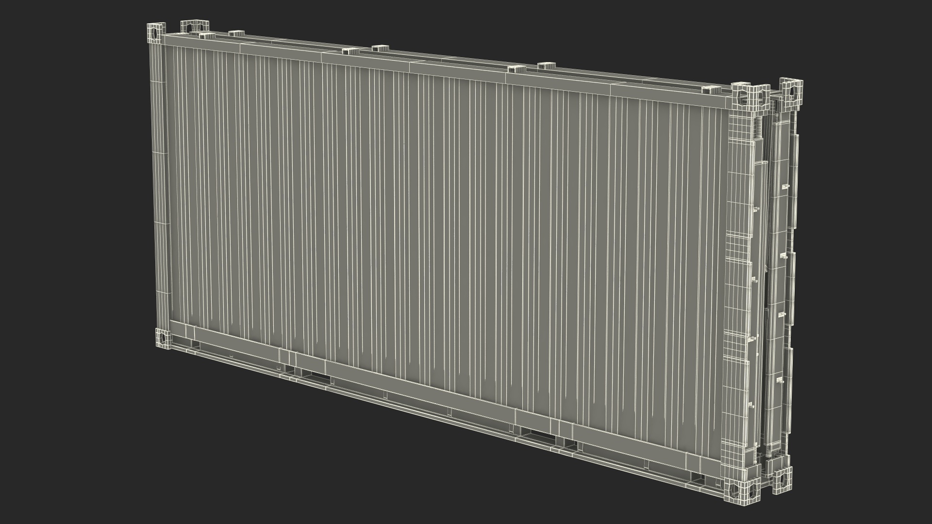 Staxxon Folding Shipping Container 3D model