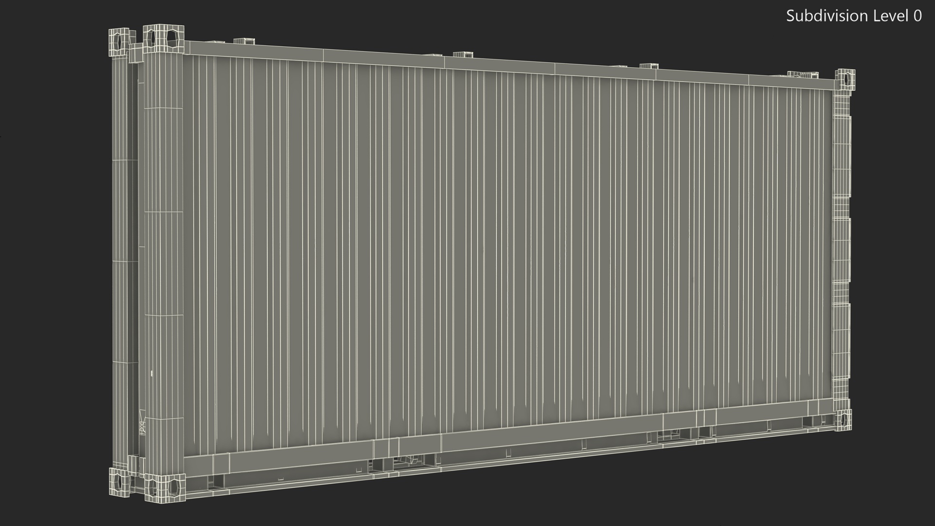 Staxxon Folding Shipping Container 3D model
