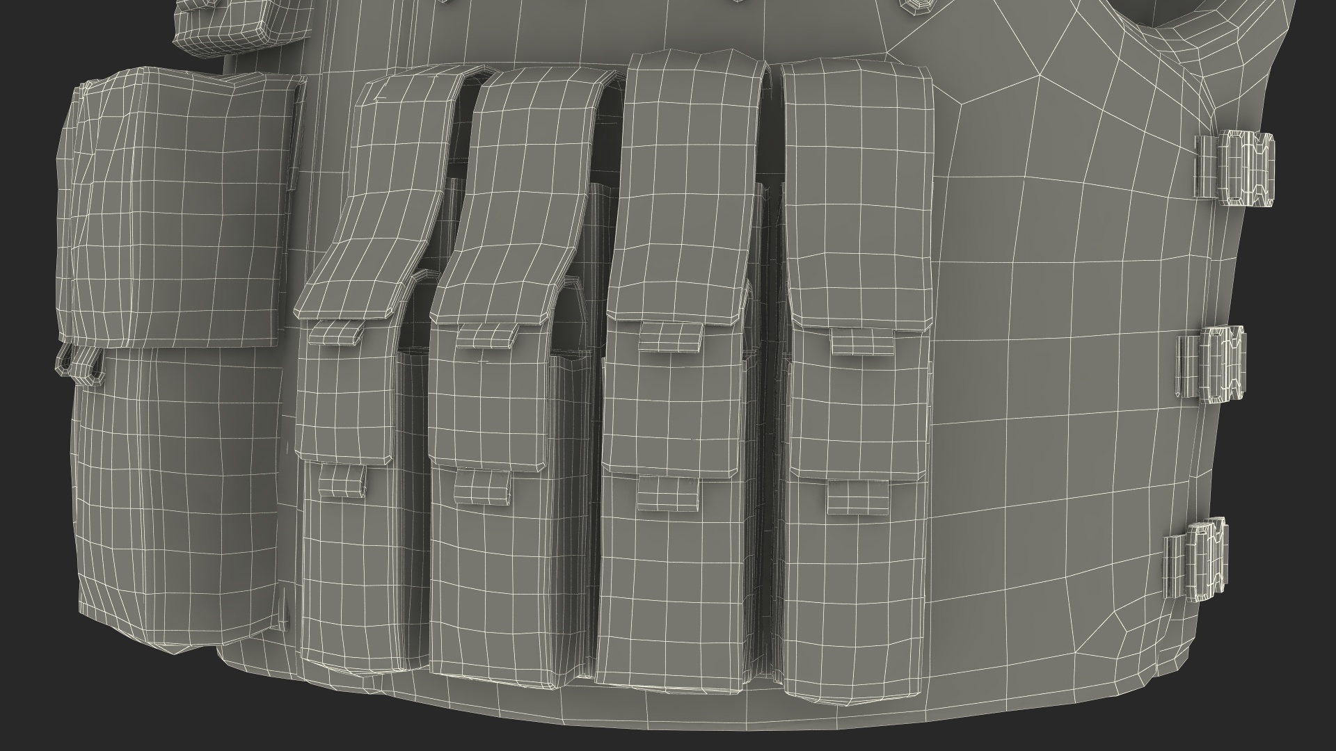 3D SWAT Tactical Vest model