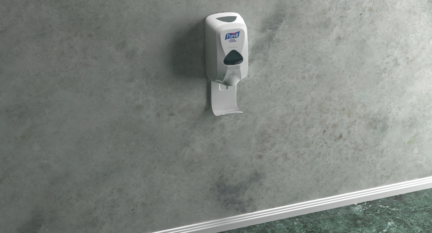3D Purell Sanitizer Dispenser