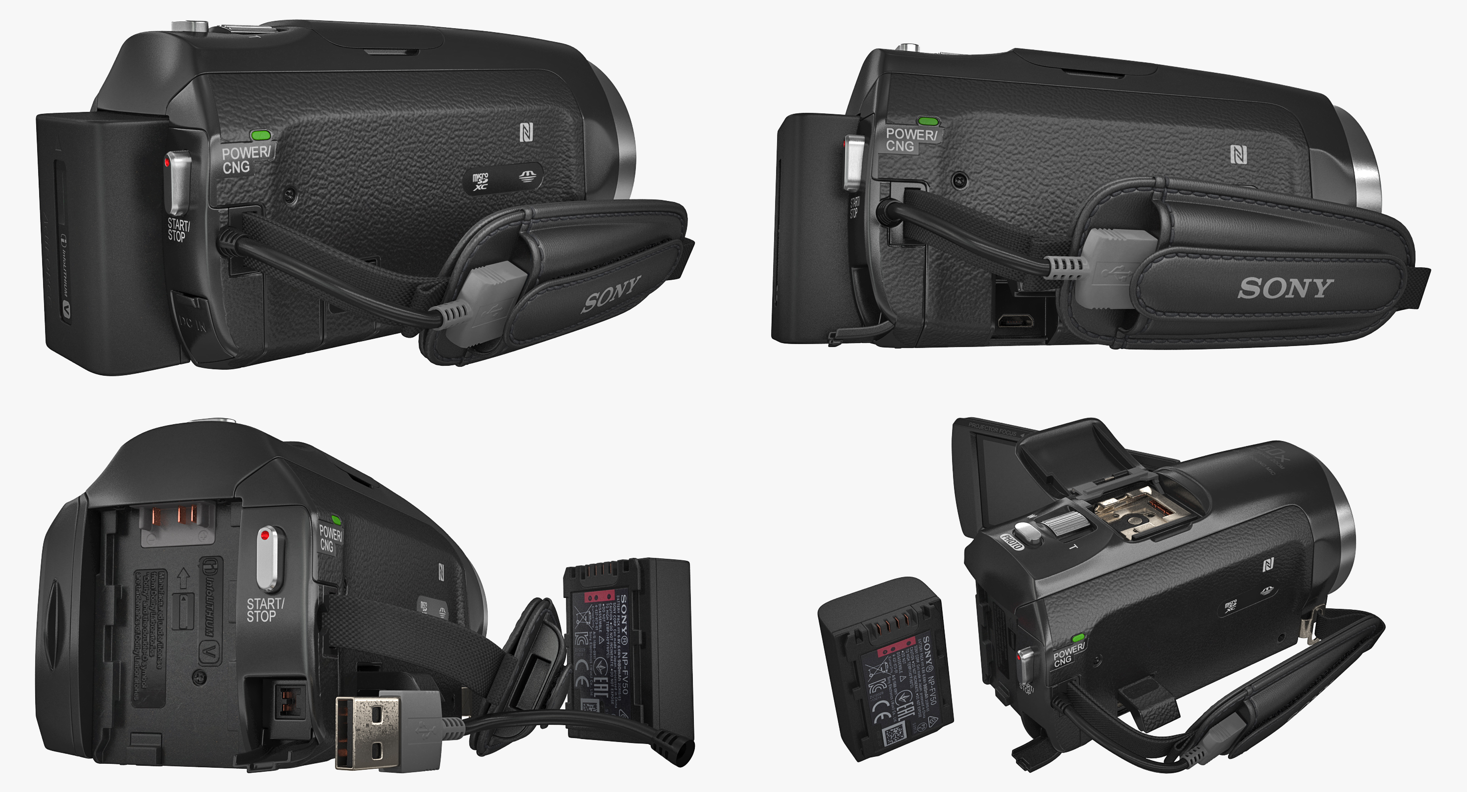 3D Full HD Camcorder with Built In Projector Sony HDR PJ620
