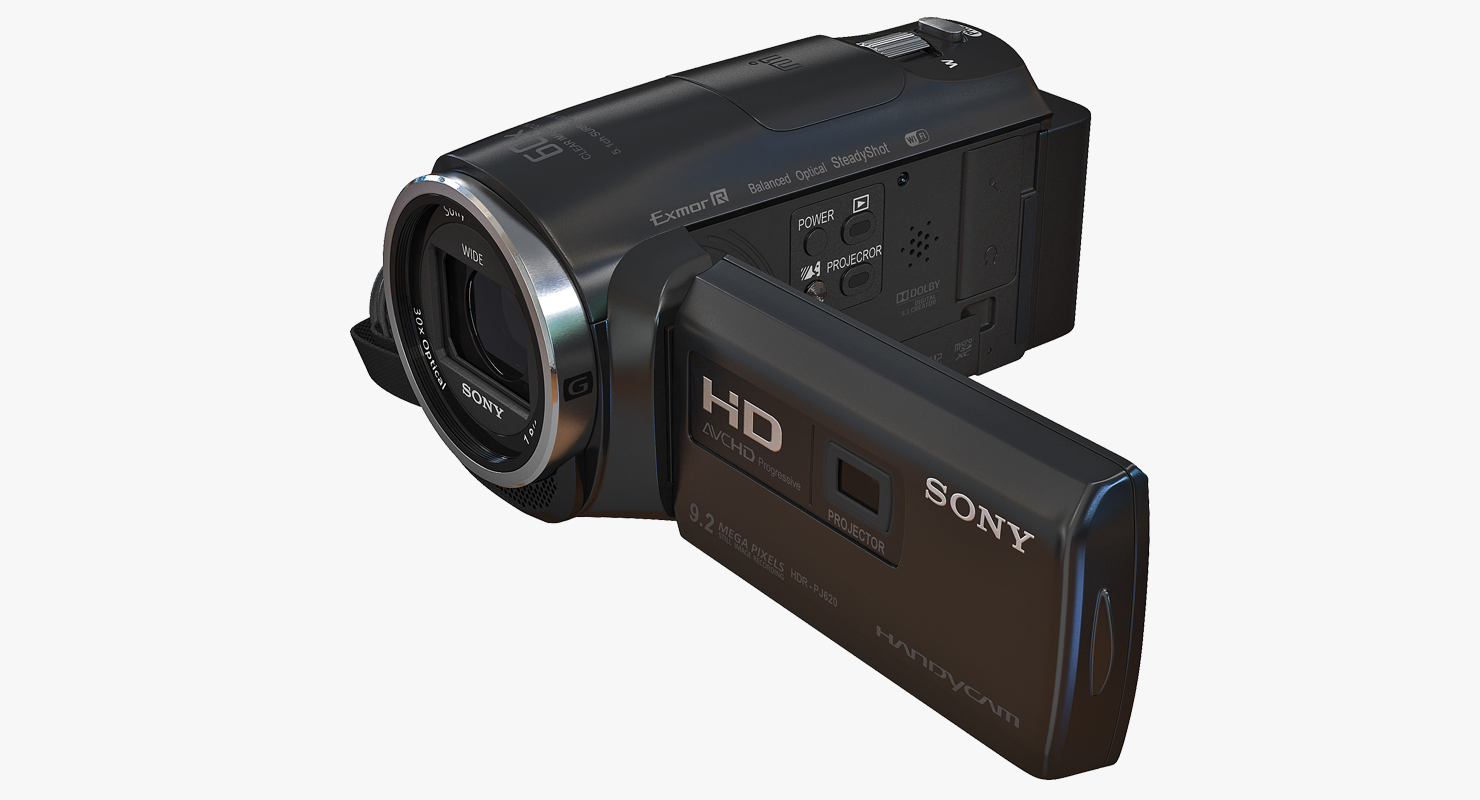 3D Full HD Camcorder with Built In Projector Sony HDR PJ620