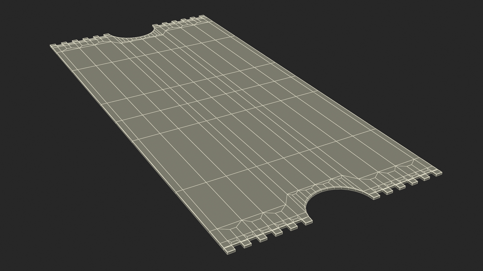 3D Golden Ticket for Event model