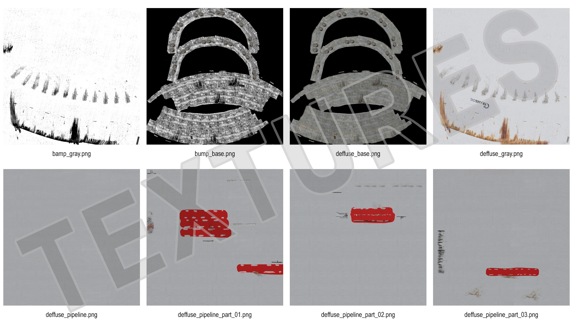Crude Oil Storage Tank 3D