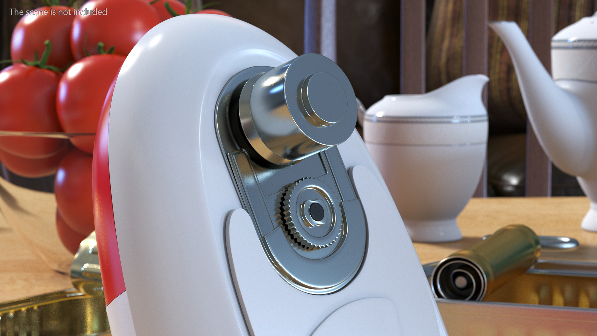 3D Electric Can Opener Kitchen Mama Red
