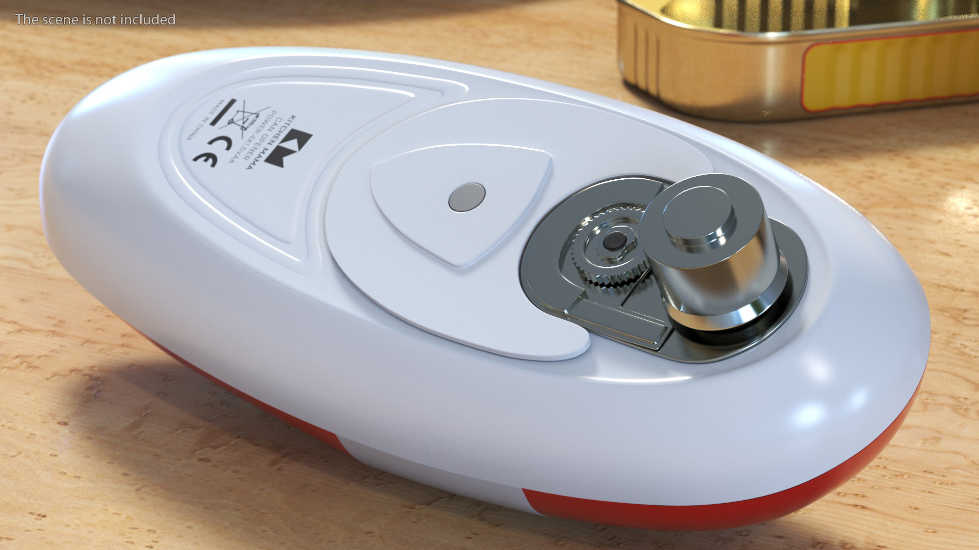 3D Electric Can Opener Kitchen Mama Red