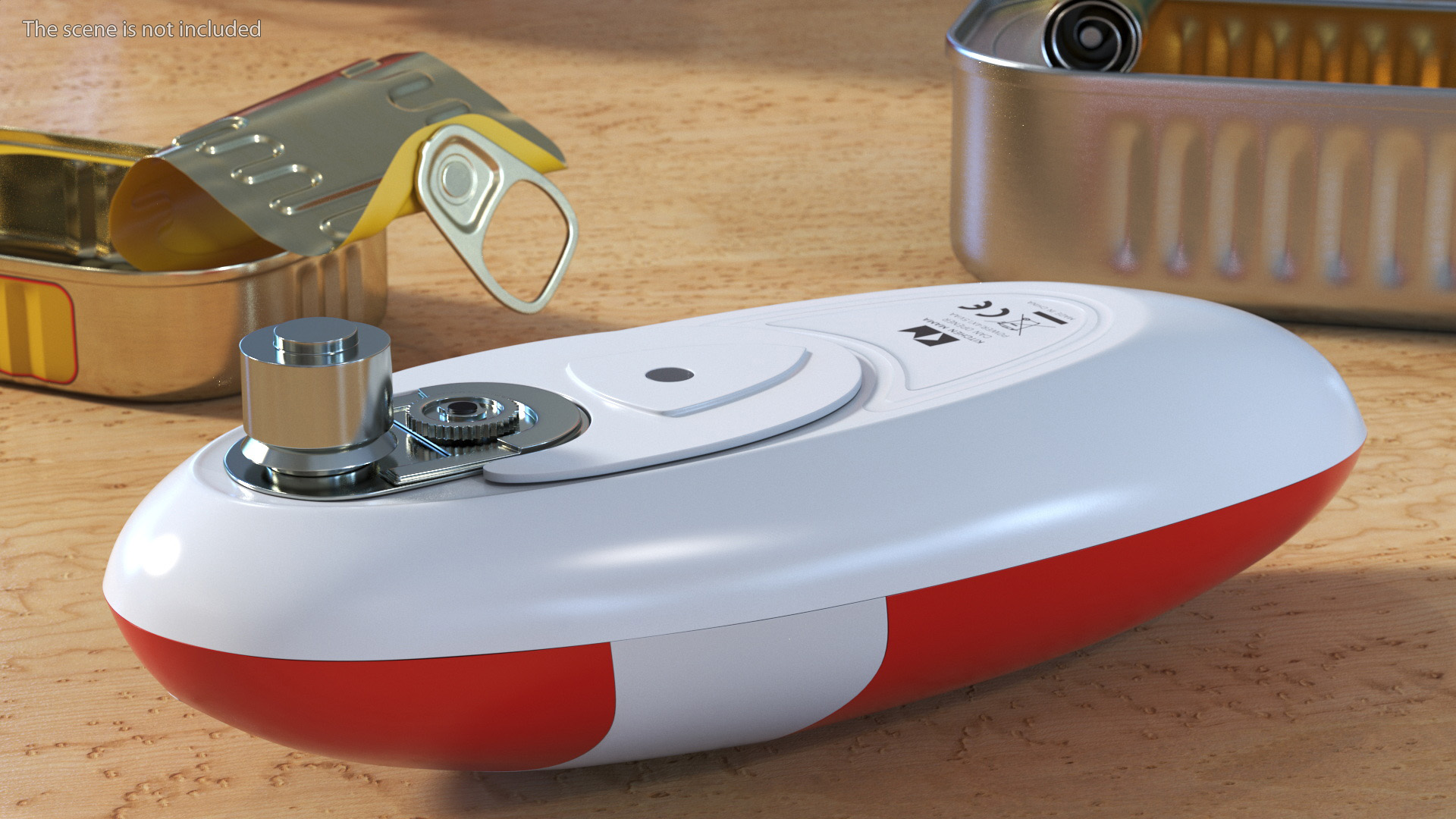 3D Electric Can Opener Kitchen Mama Red