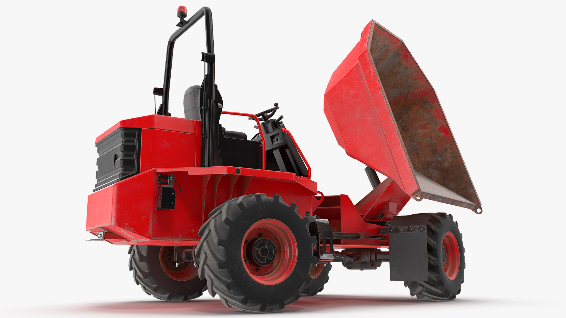 Dumper Generic Dirty Rigged 3D