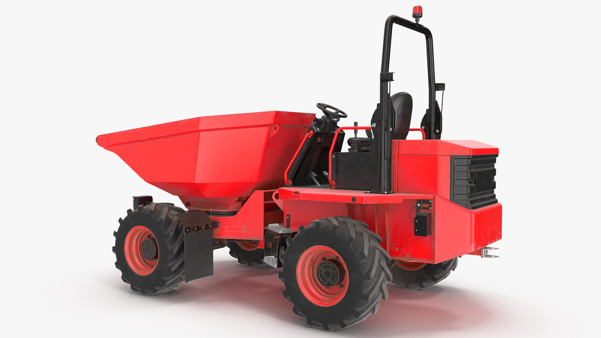 Dumper Generic Dirty Rigged 3D