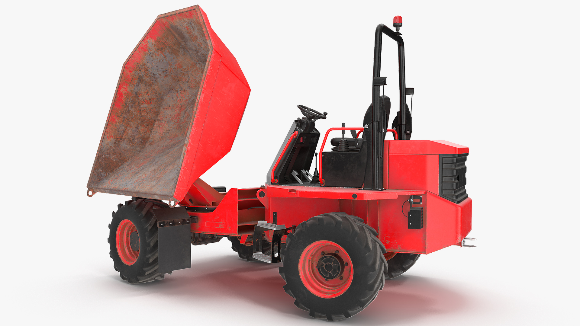 Dumper Generic Dirty Rigged 3D