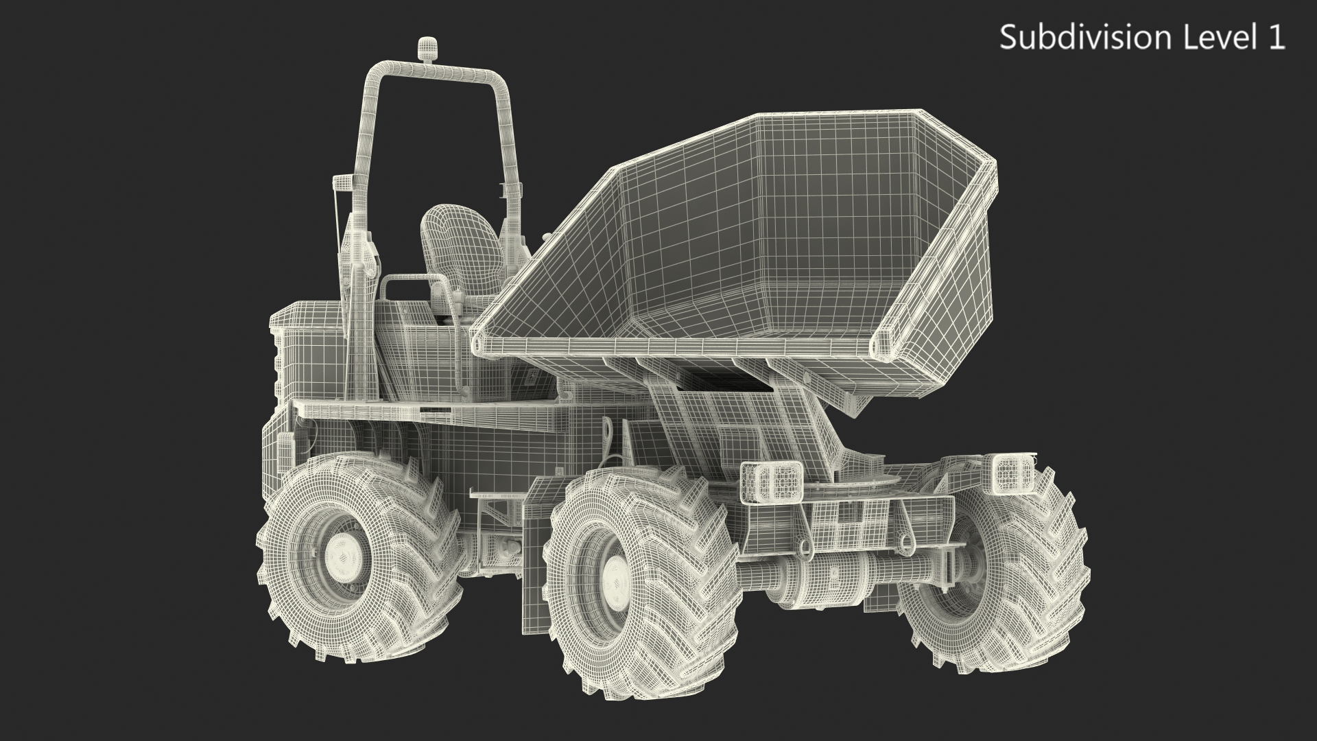 Dumper Generic Dirty Rigged 3D