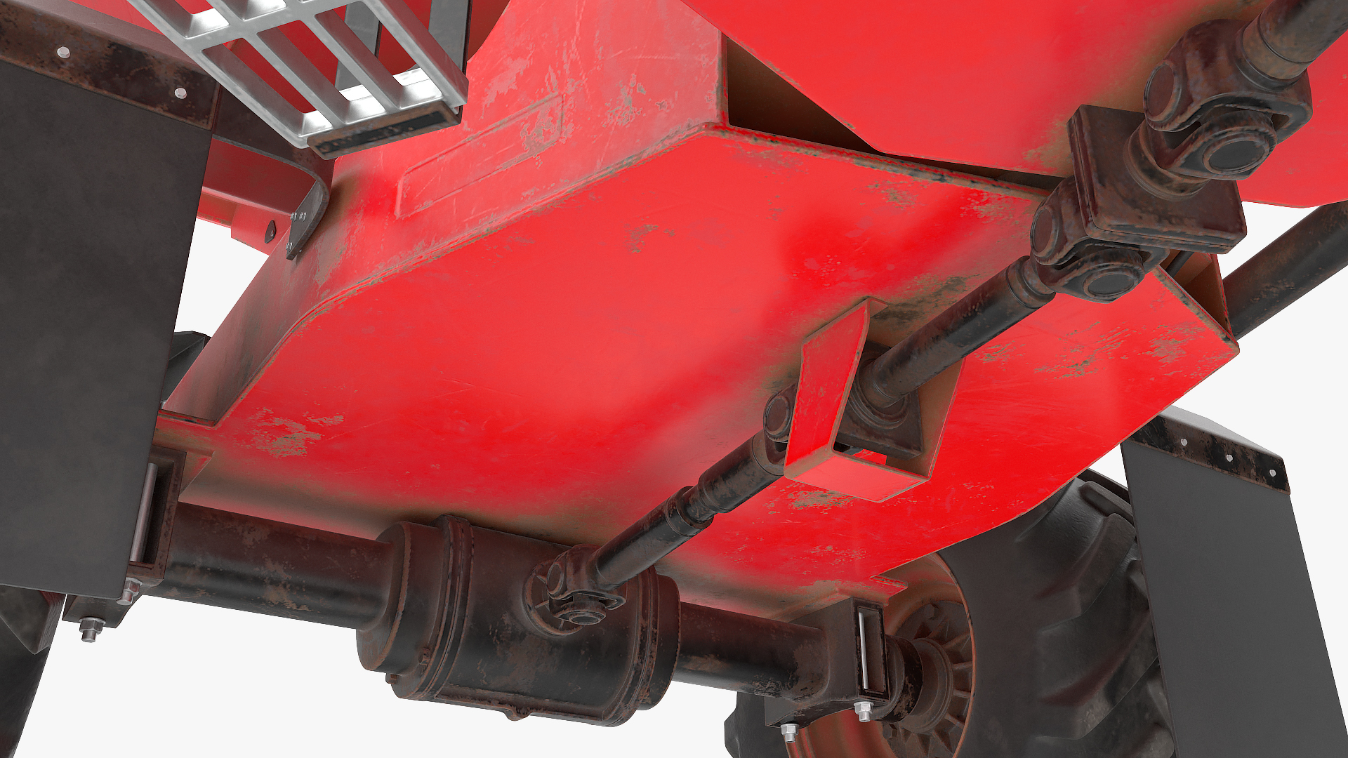 Dumper Generic Dirty Rigged 3D