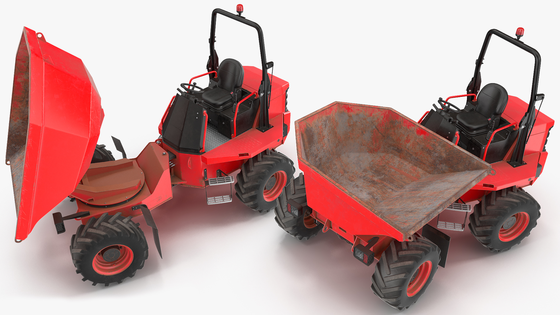 Dumper Generic Dirty Rigged 3D