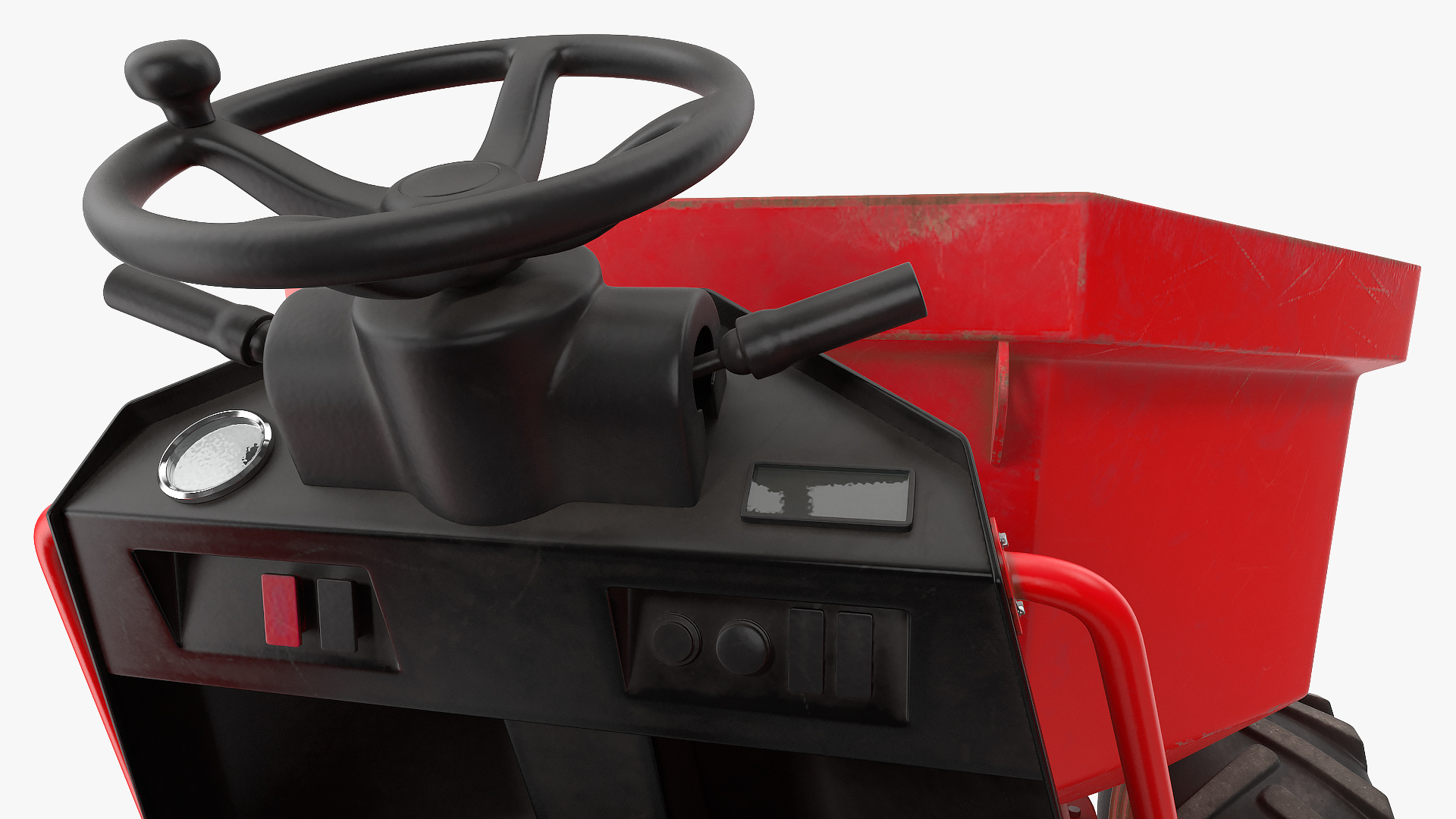 Dumper Generic Dirty Rigged 3D