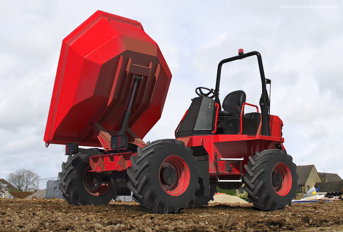 Dumper Generic Dirty Rigged 3D