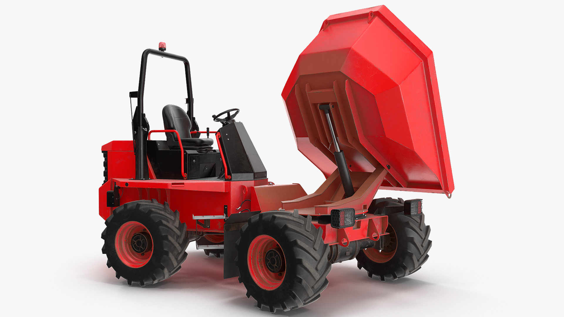 Dumper Generic Dirty Rigged 3D