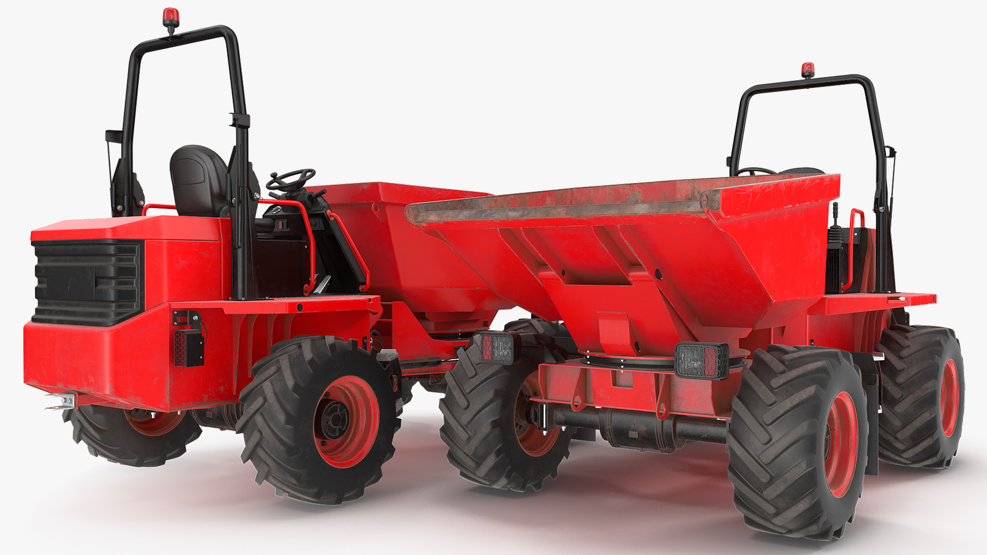 Dumper Generic Dirty Rigged 3D