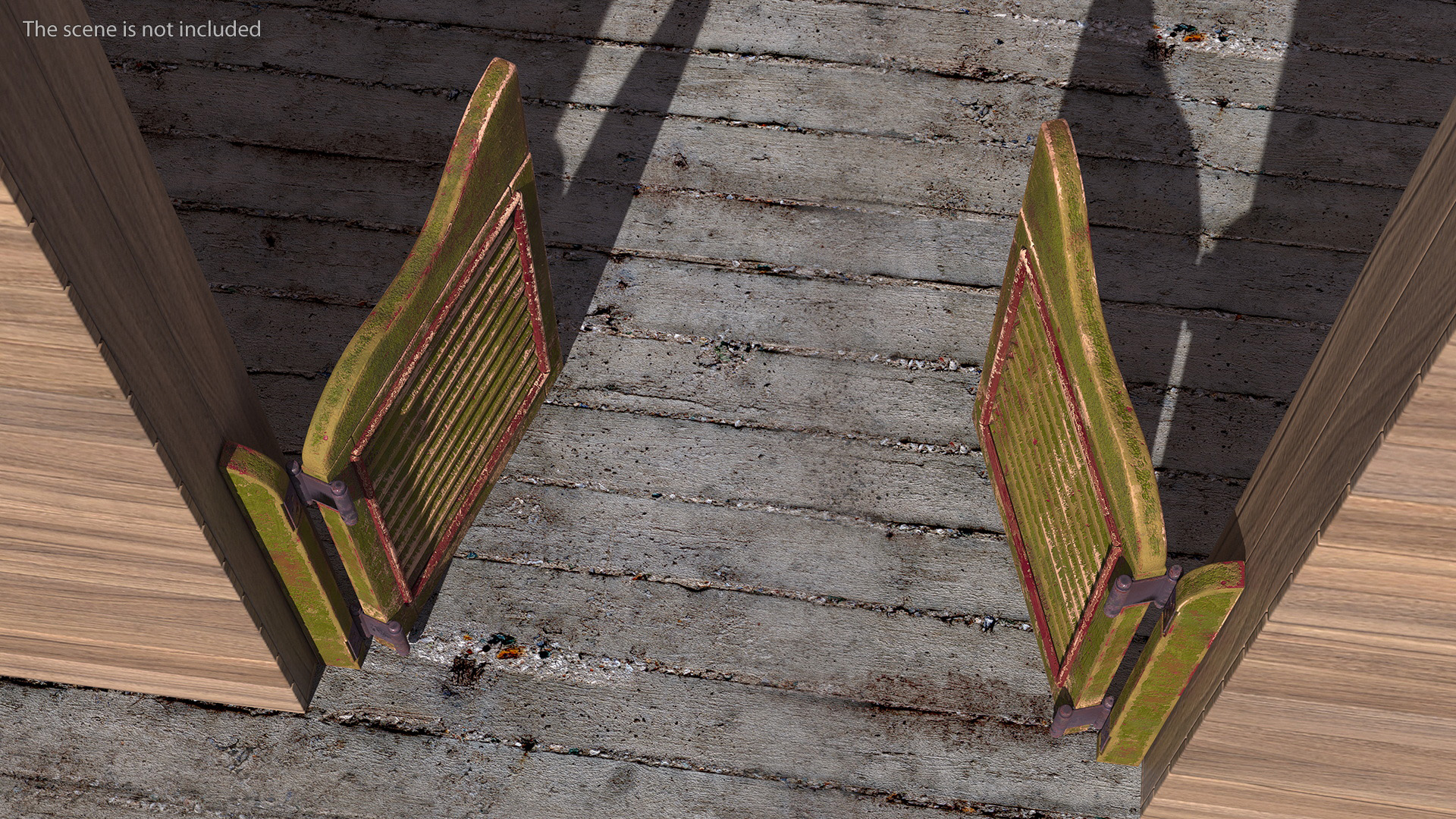 Old Western Saloon Doors 3D model