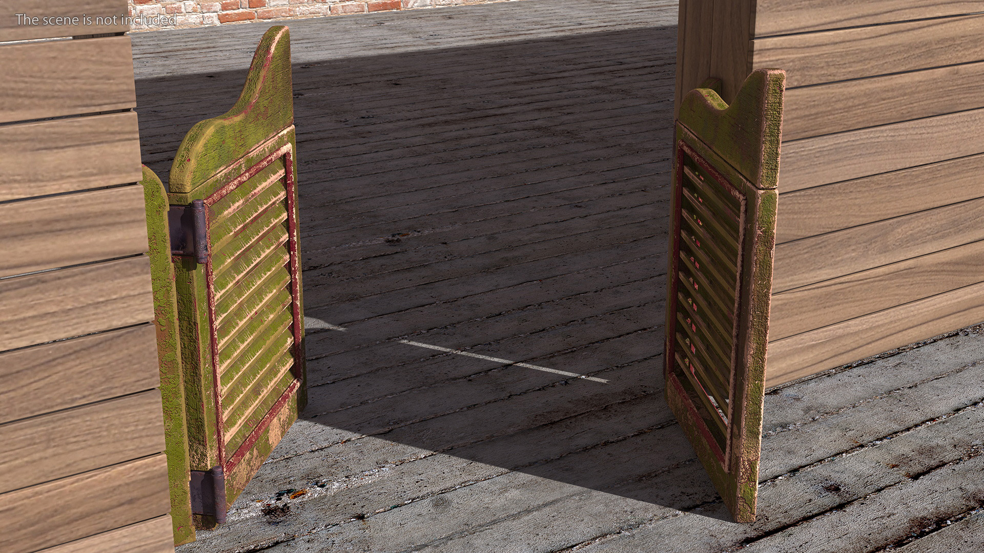 Old Western Saloon Doors 3D model