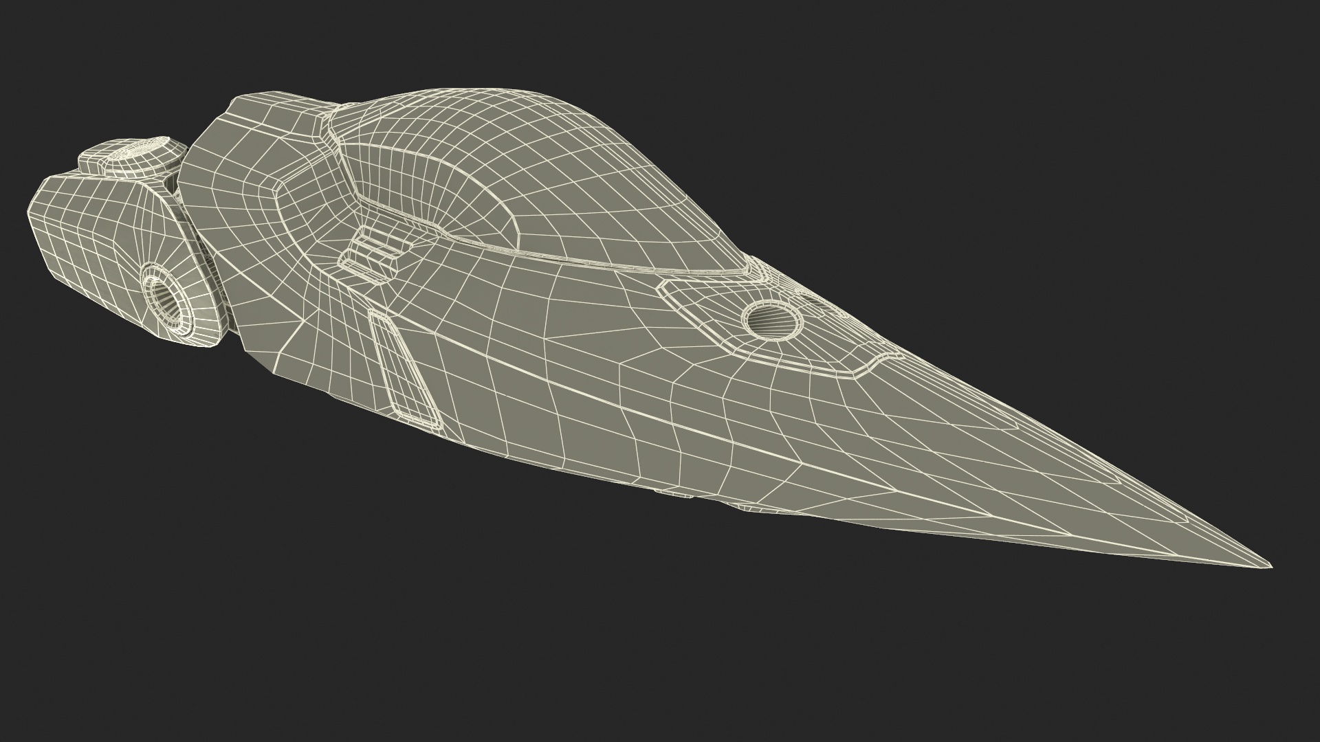 3D model Cockpit Fighter