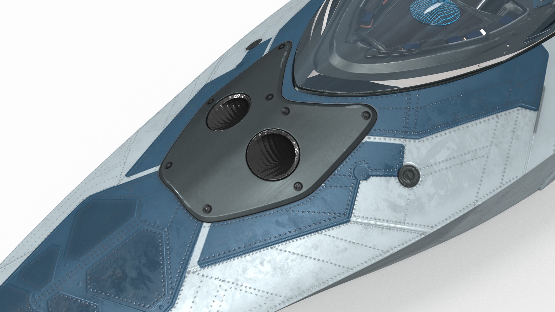 3D model Cockpit Fighter