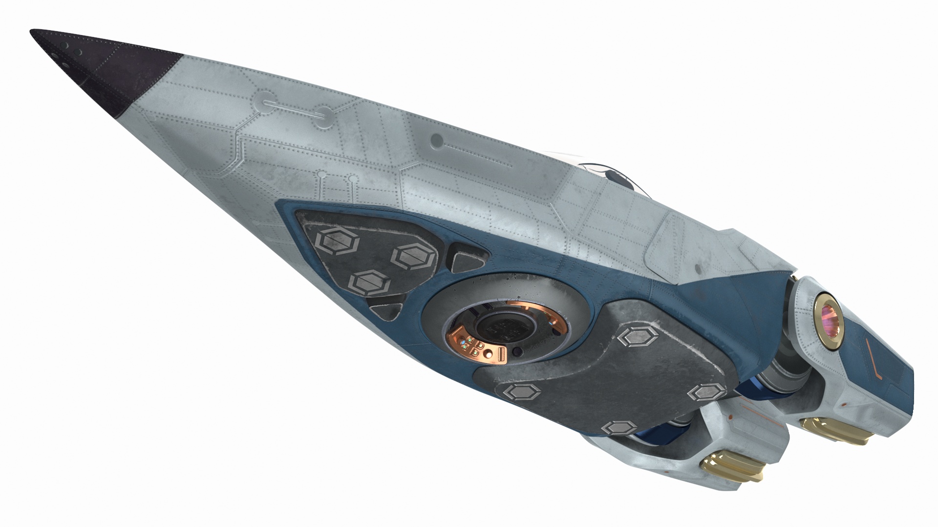 3D model Cockpit Fighter