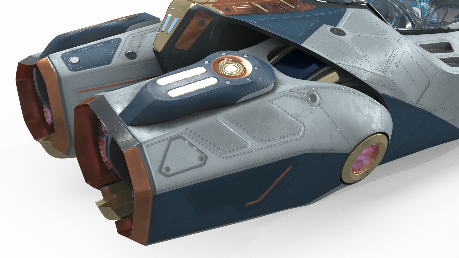 3D model Cockpit Fighter