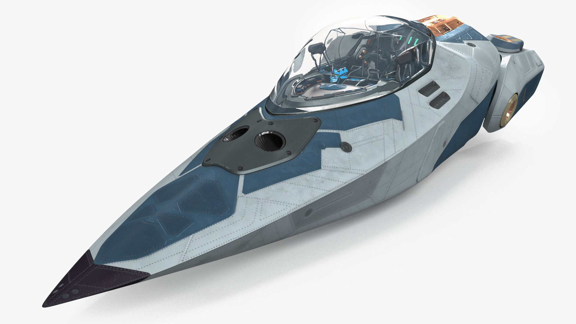 3D model Cockpit Fighter