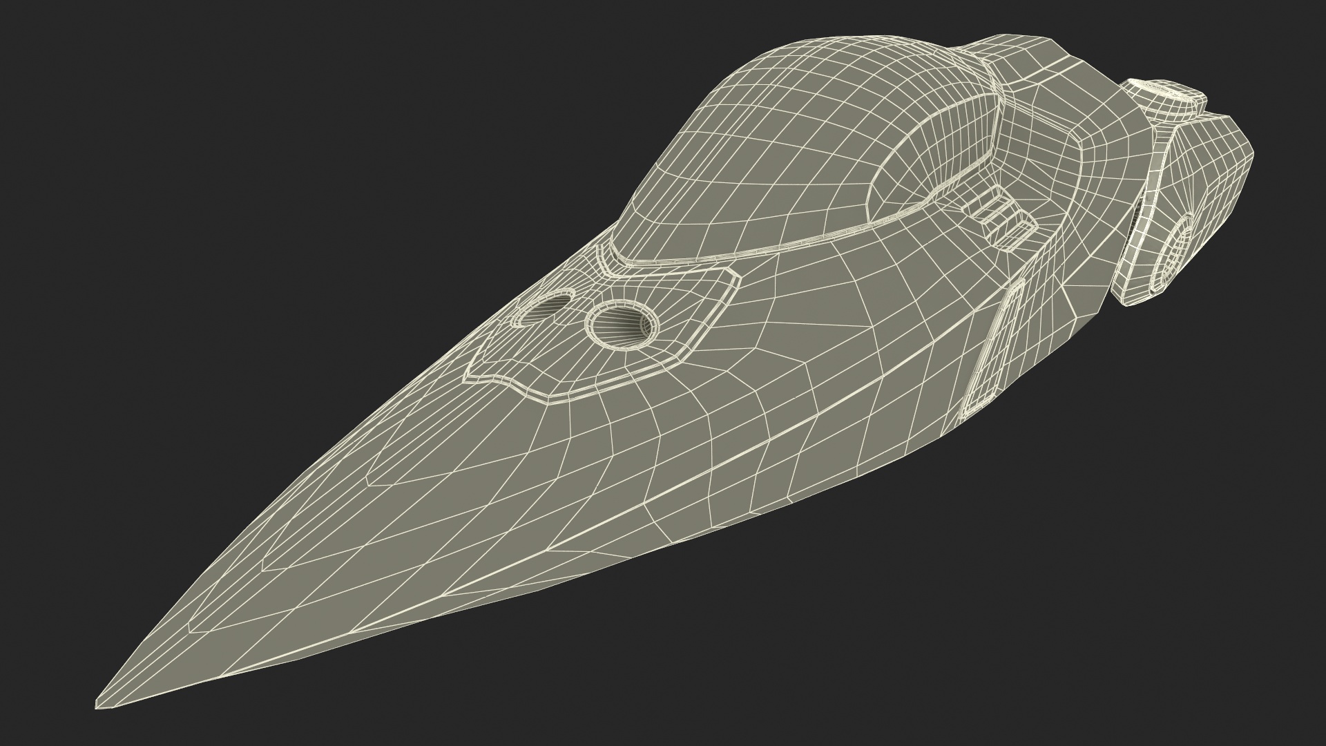 3D model Cockpit Fighter