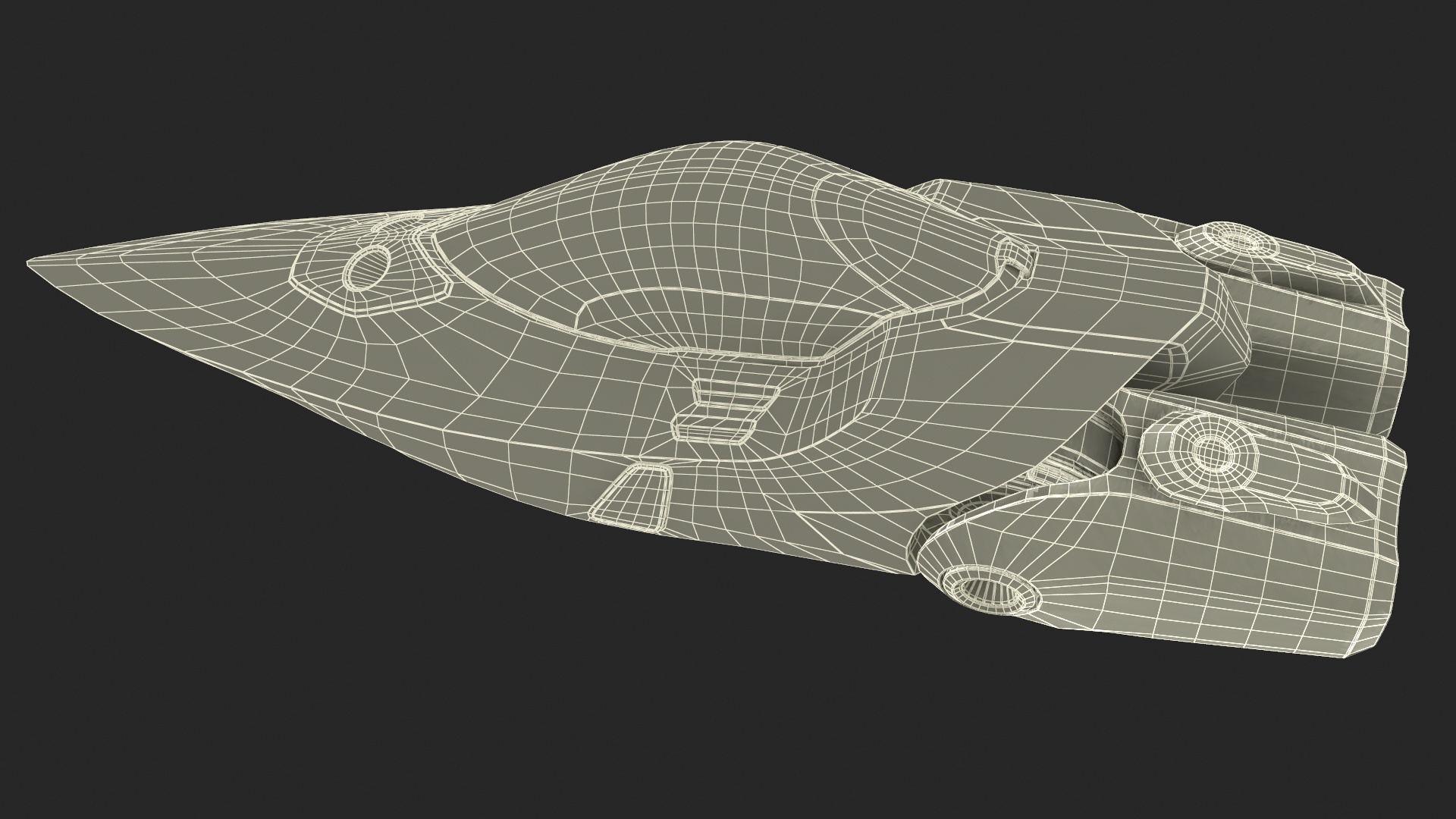3D model Cockpit Fighter