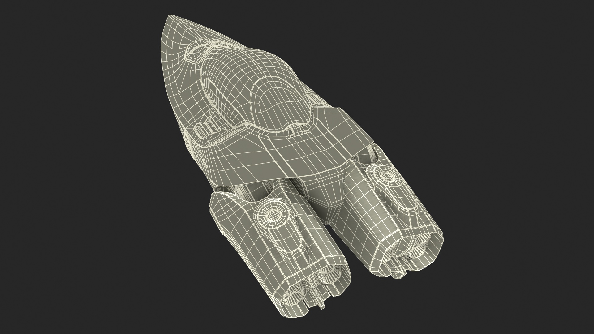 3D model Cockpit Fighter