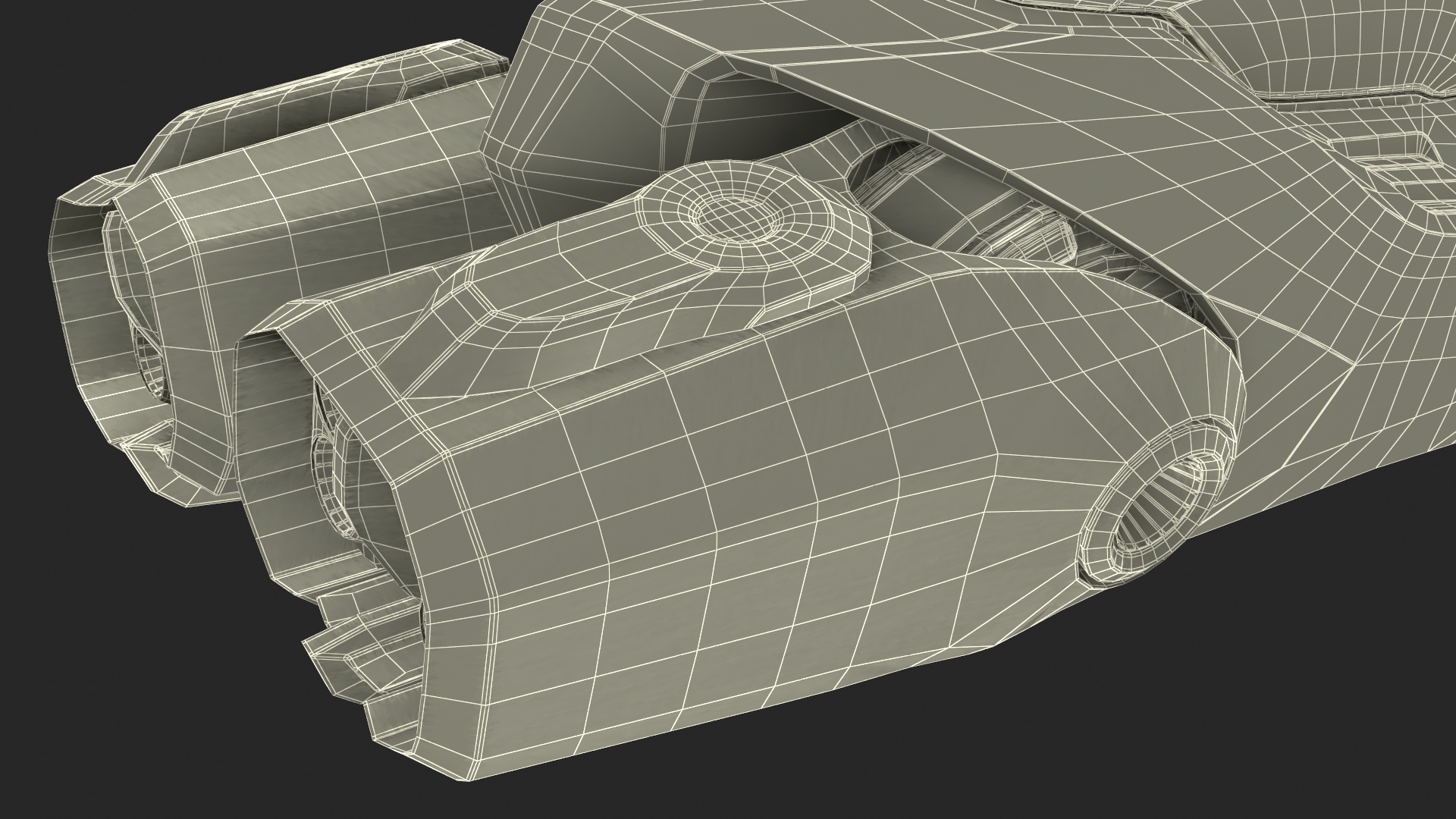3D model Cockpit Fighter