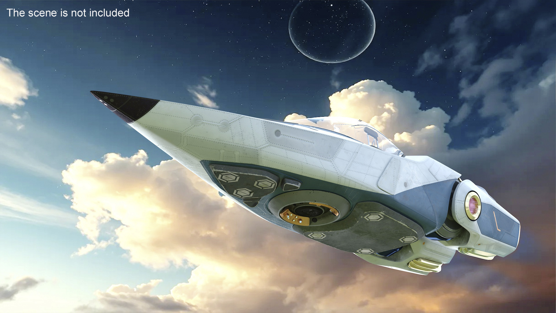 3D model Cockpit Fighter