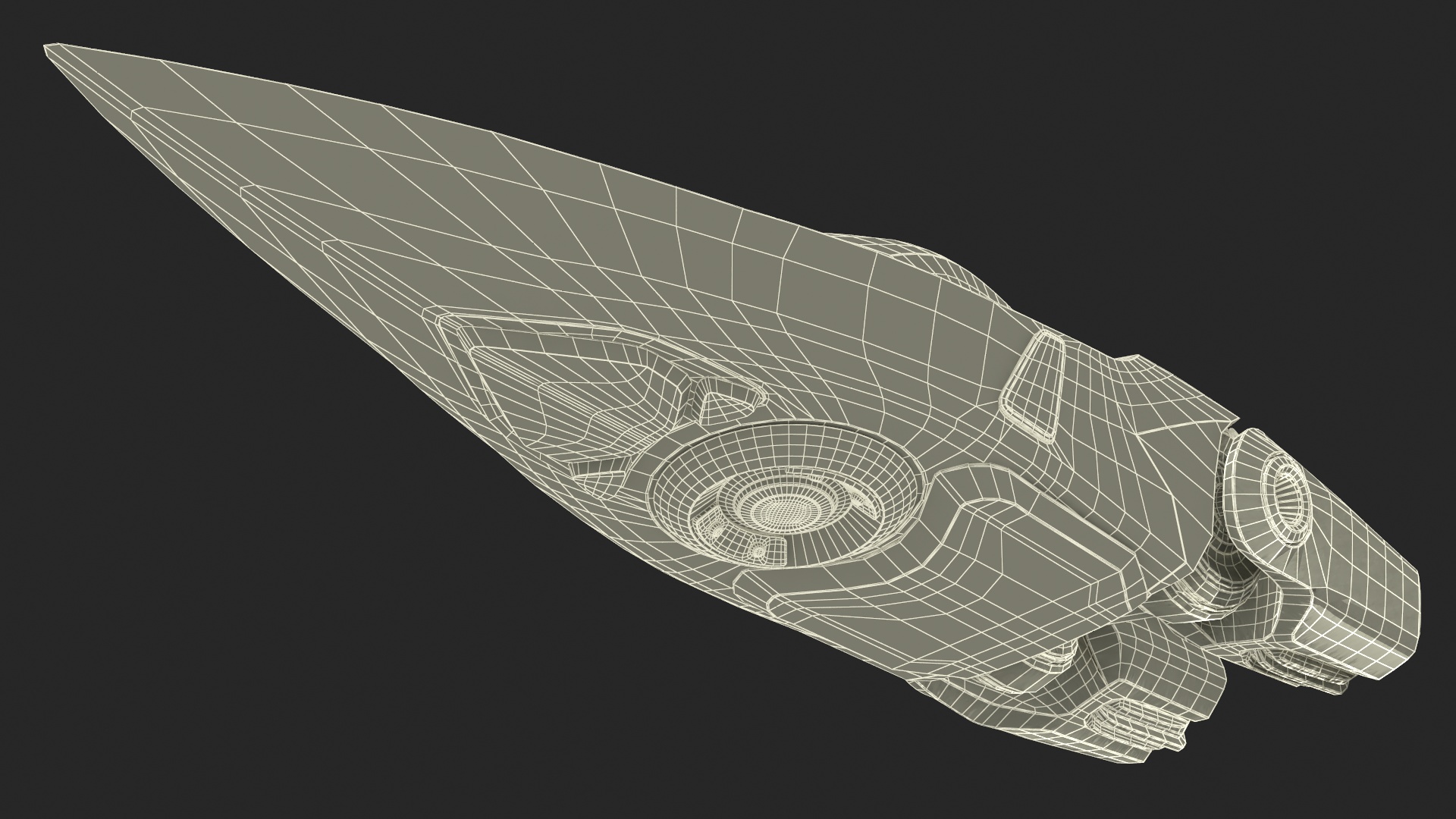 3D model Cockpit Fighter