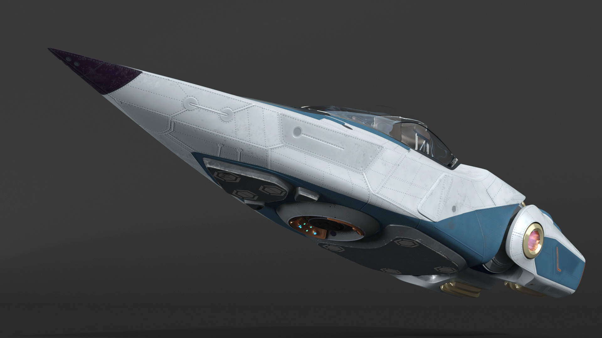 3D model Cockpit Fighter
