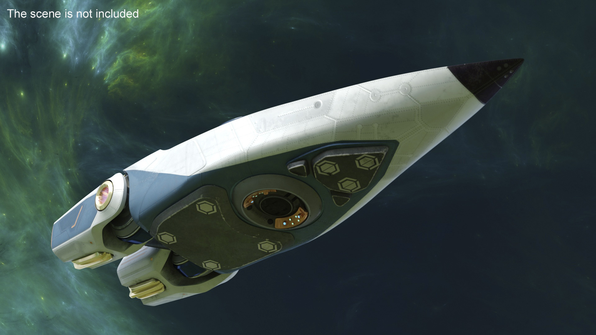 3D model Cockpit Fighter