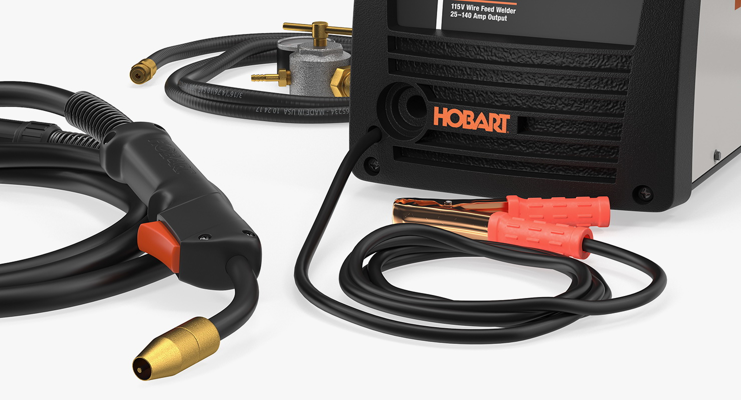 Welding Machine Hobart with Equipment 3D