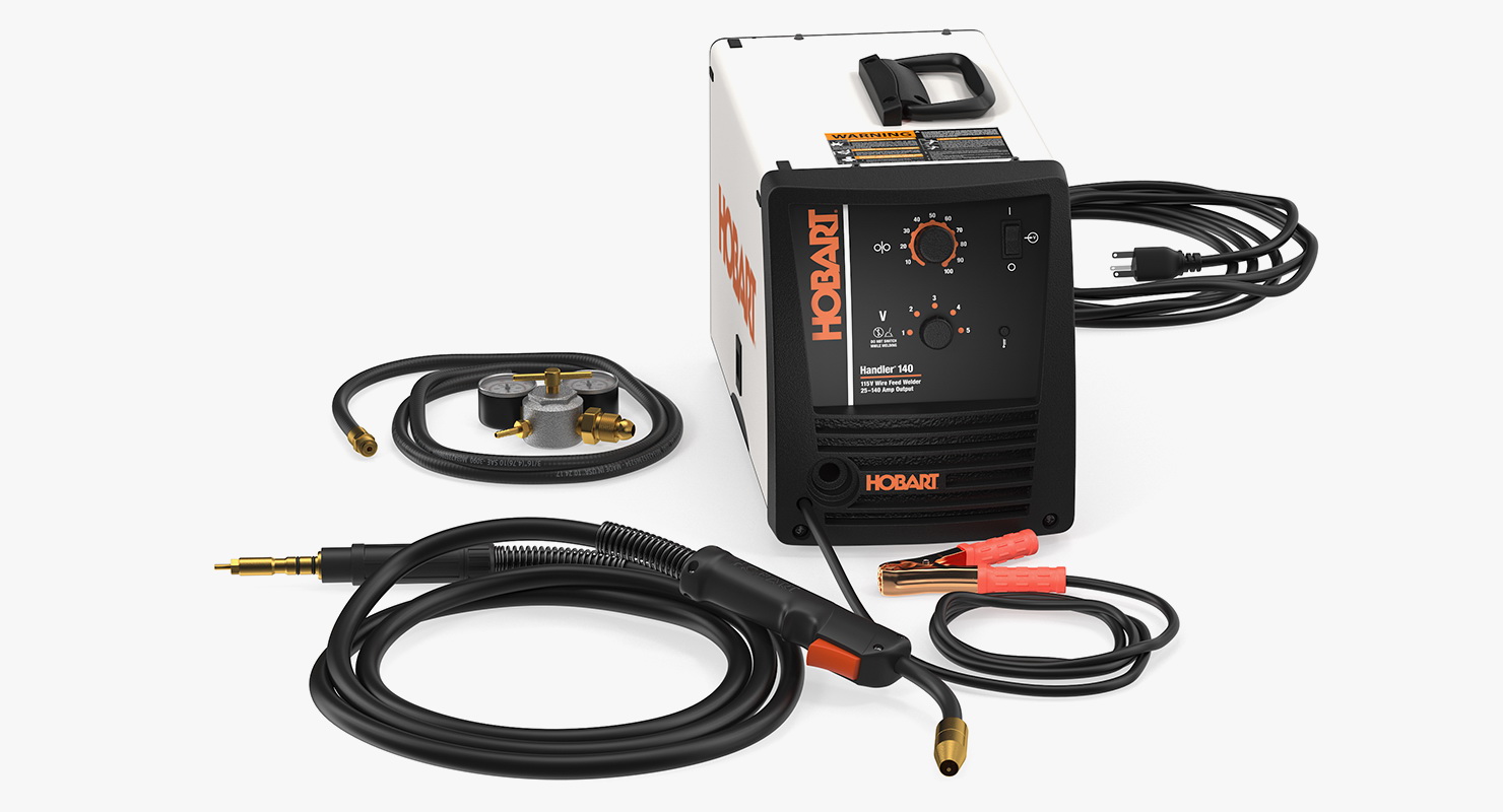 Welding Machine Hobart with Equipment 3D