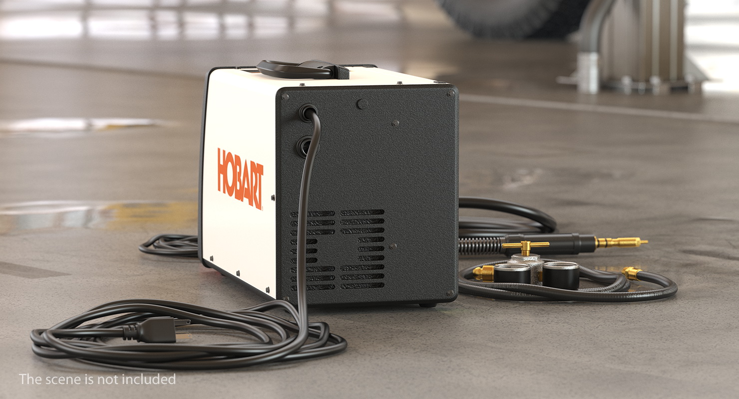 Welding Machine Hobart with Equipment 3D