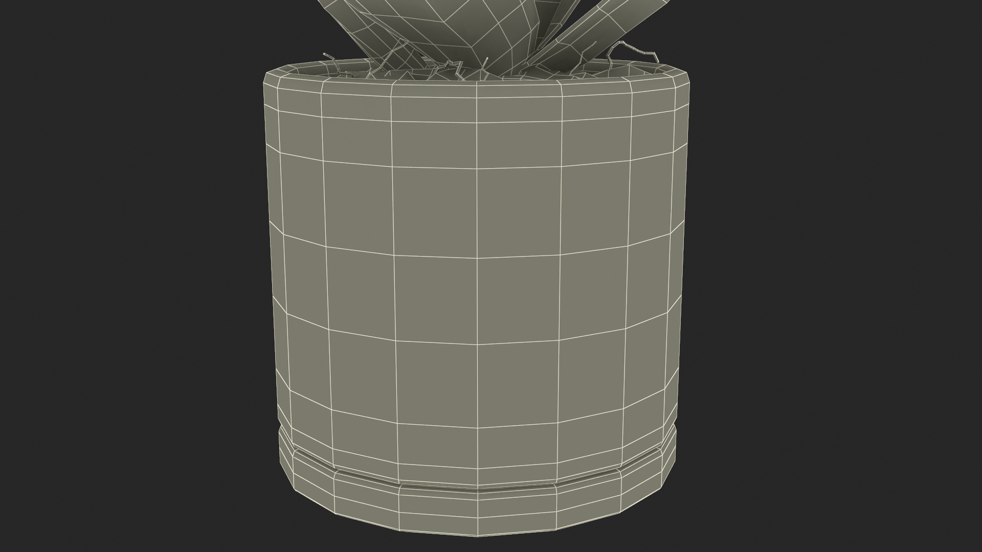 Vipers Bowstring Hemp Plant 3D
