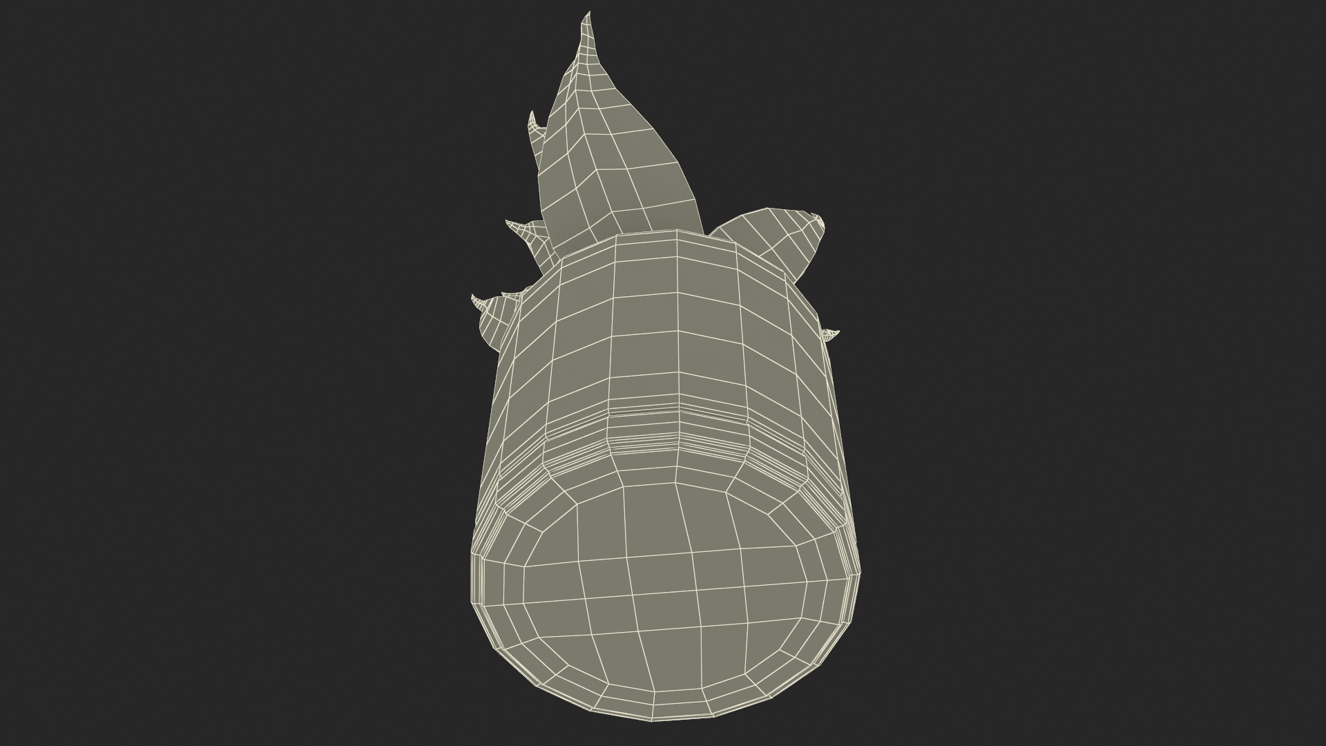 Vipers Bowstring Hemp Plant 3D