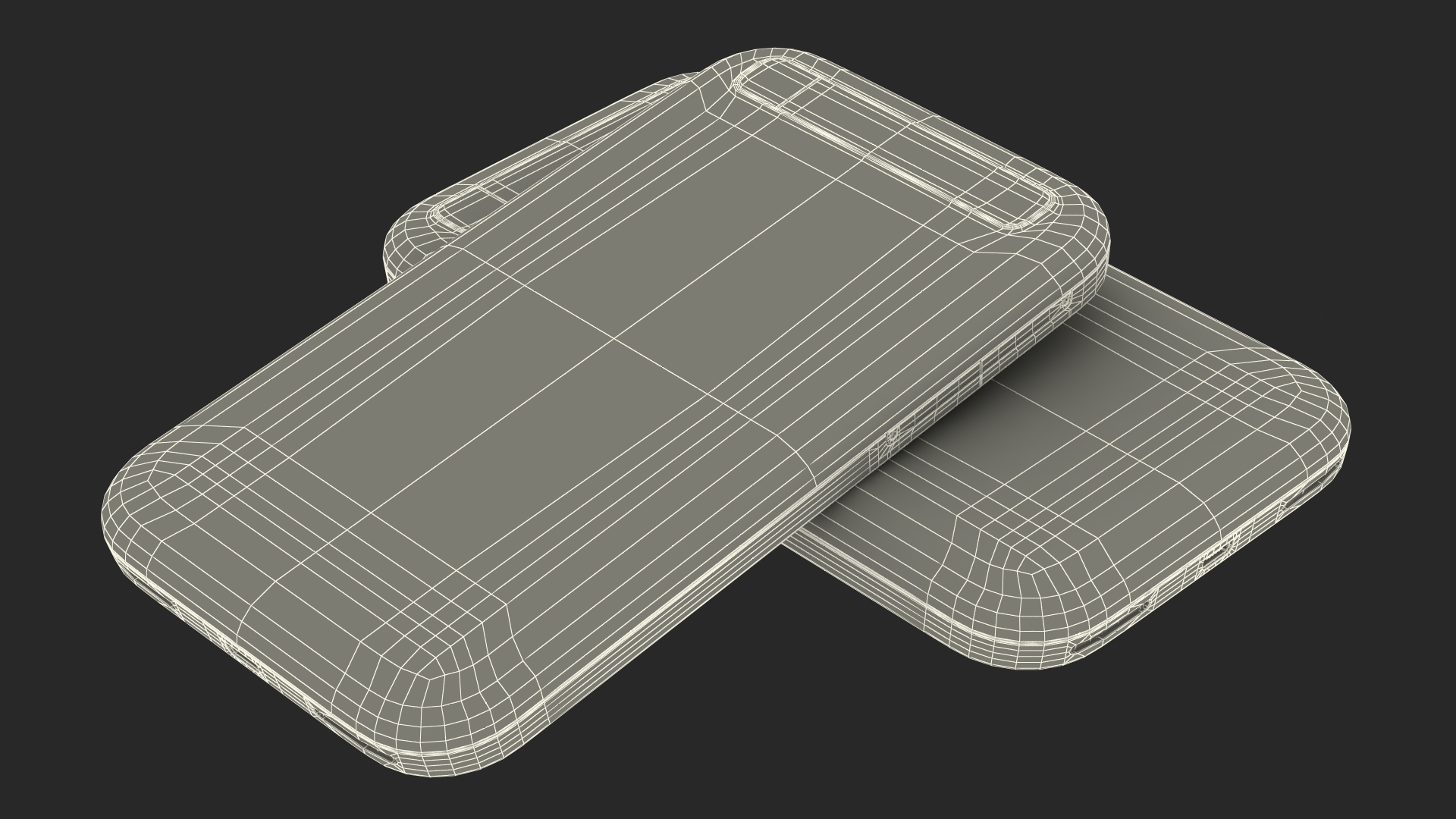 Premium Smartphone BlackBerry Gold 3D model