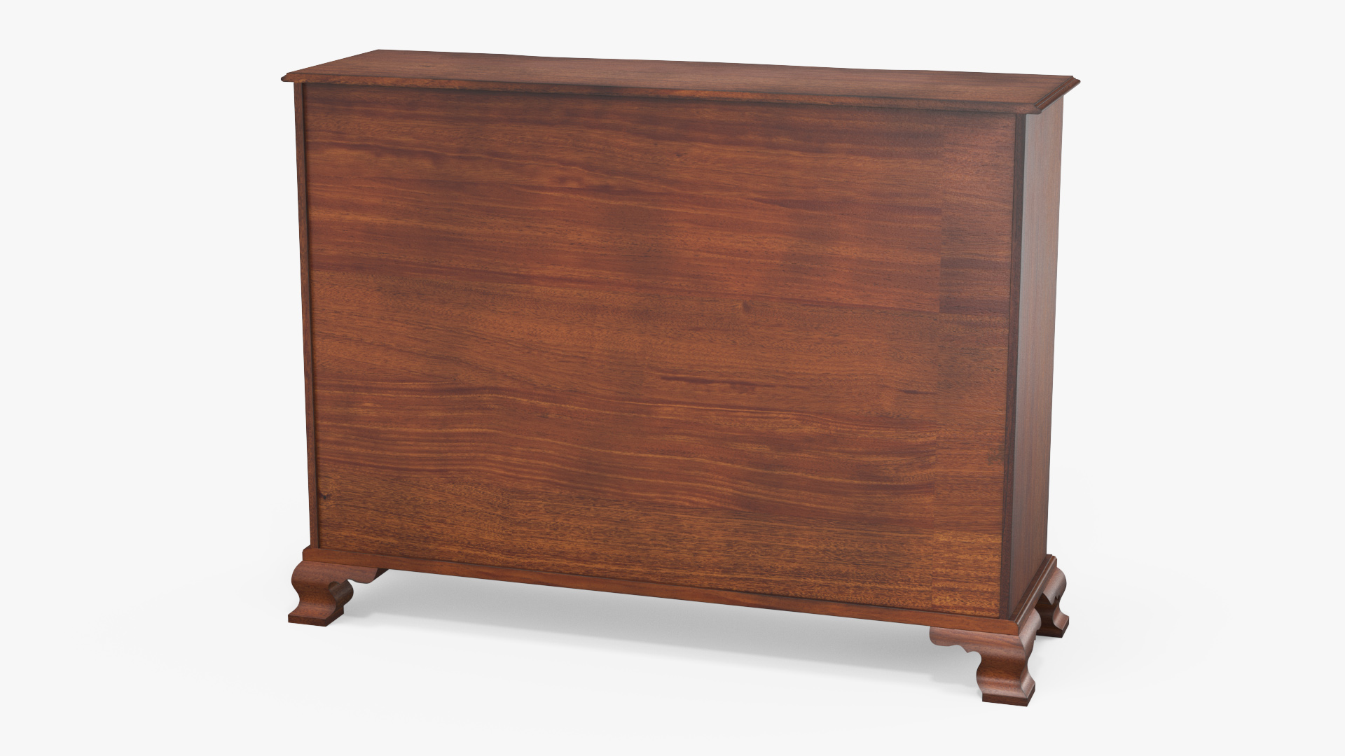 Red Oak Vintage Drawer 3D