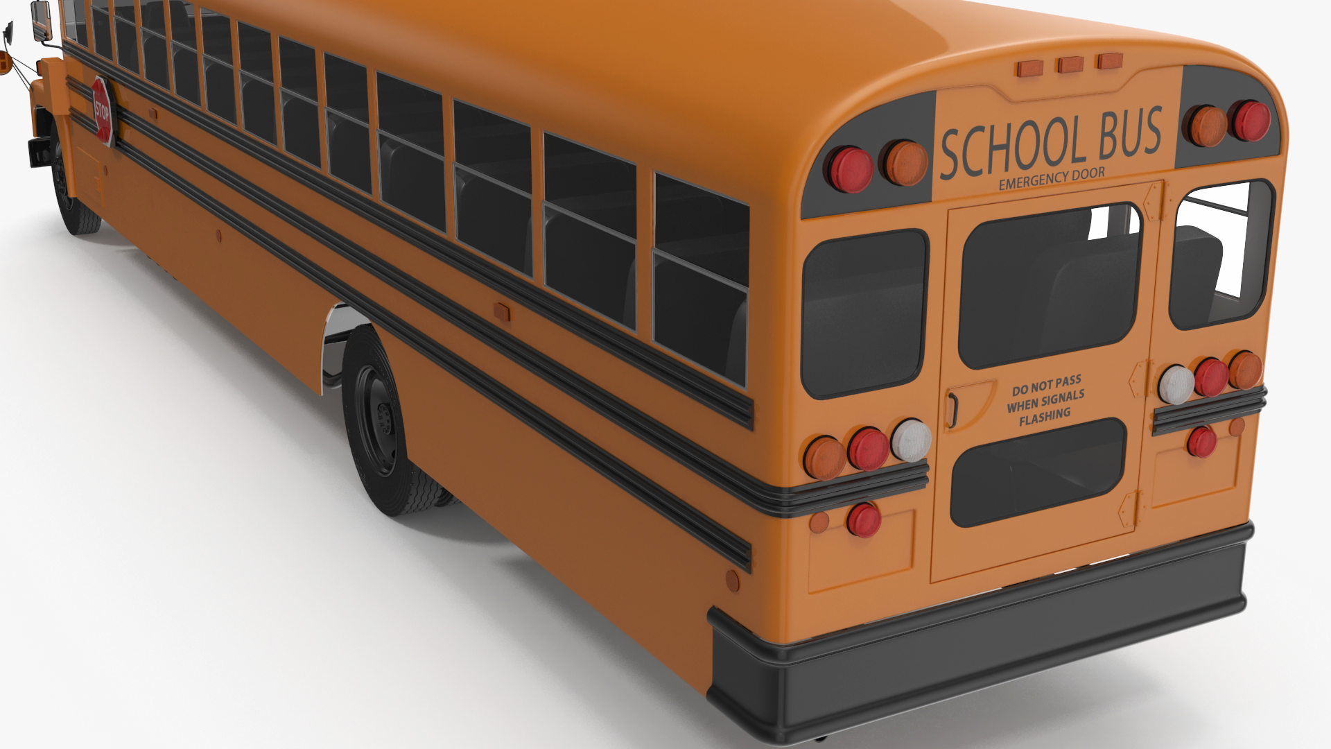 Yellow School Bus 3D
