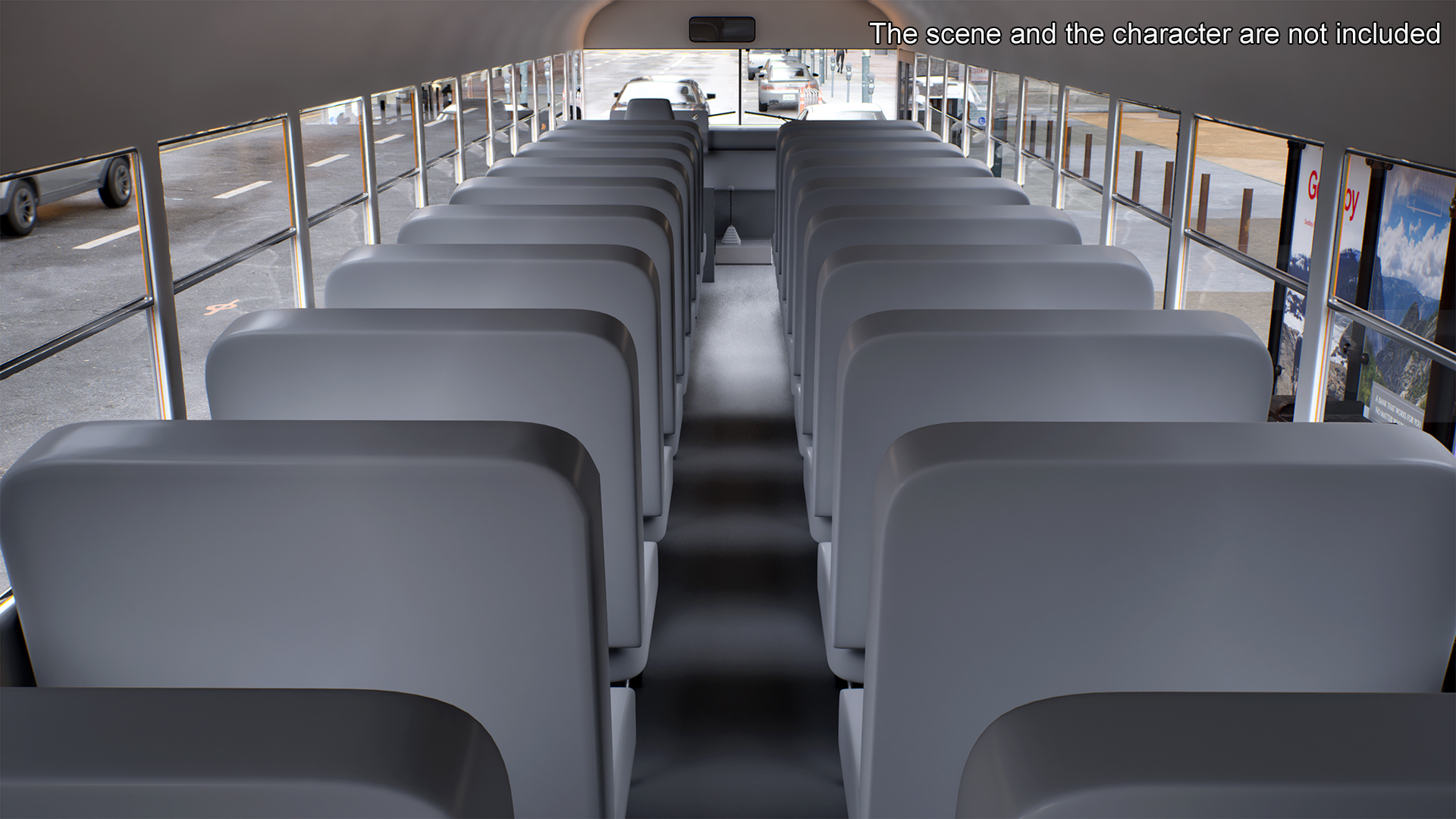 Yellow School Bus 3D
