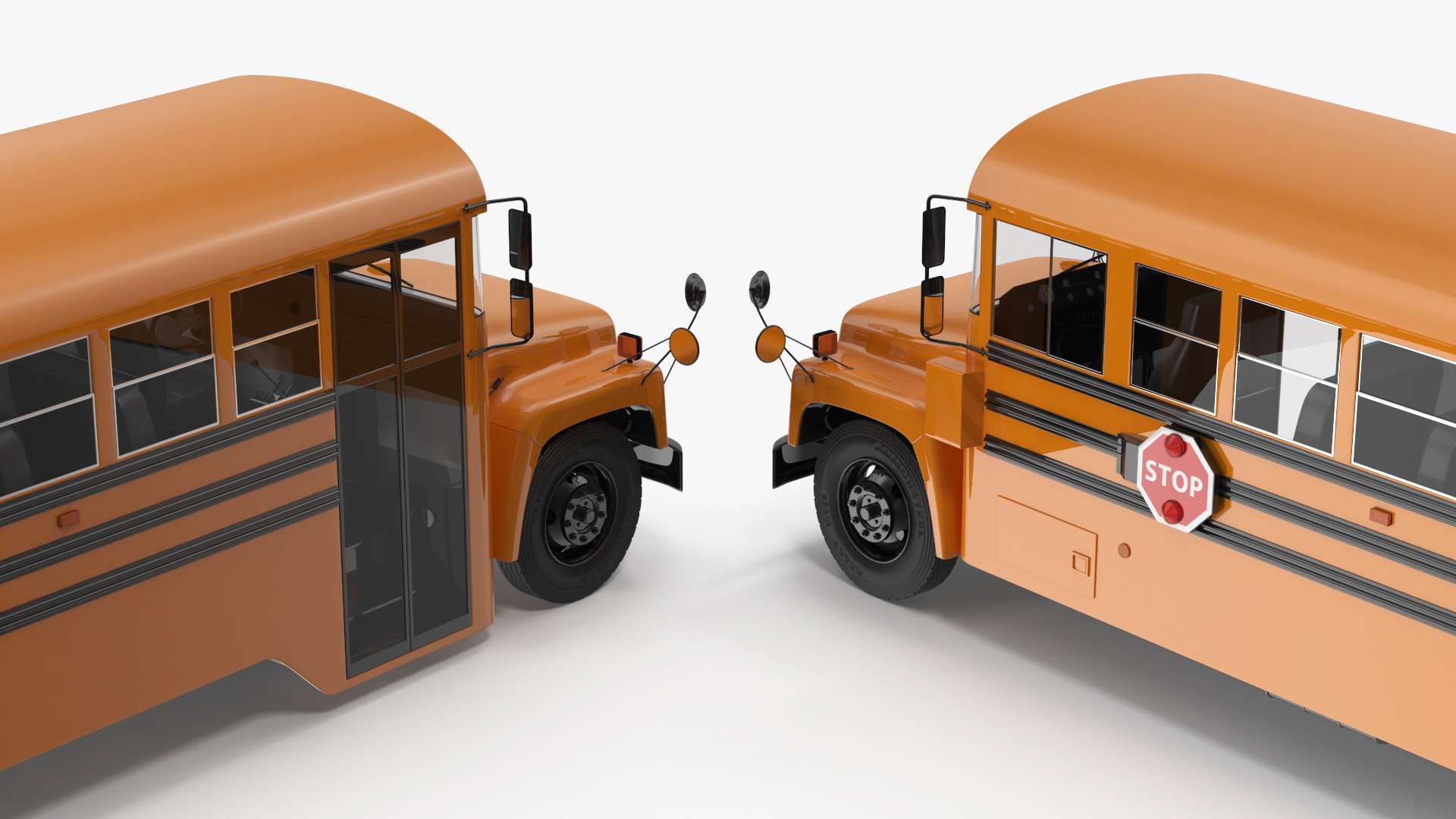 Yellow School Bus 3D