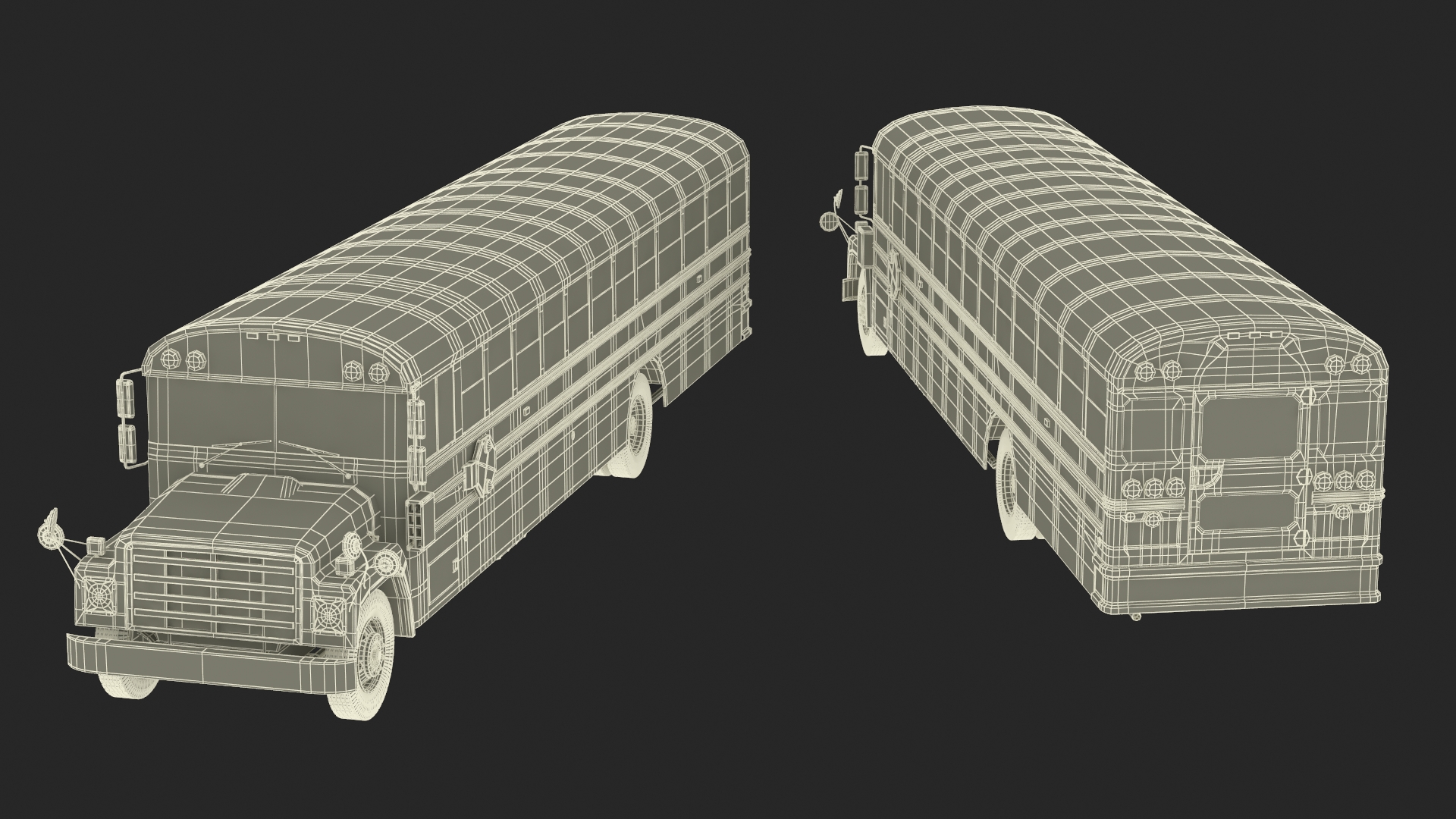 Yellow School Bus 3D